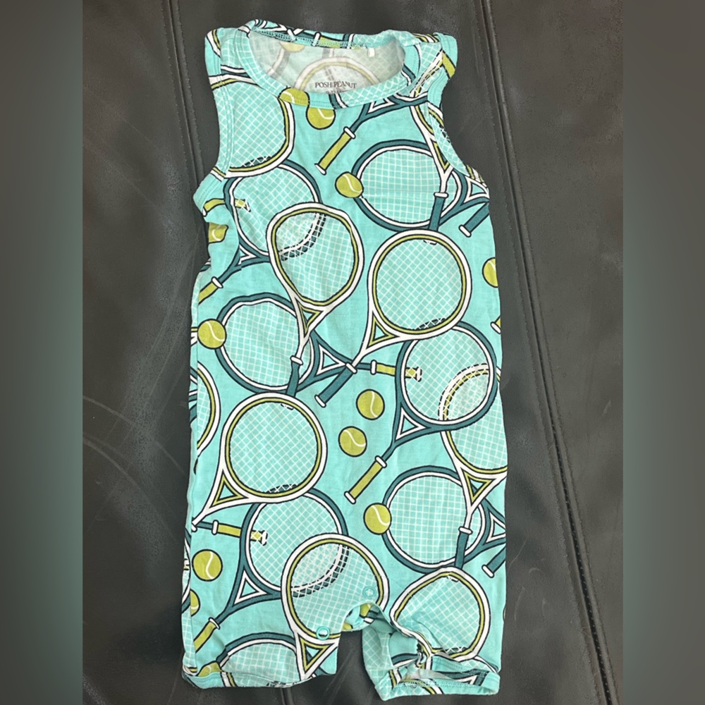 Posh peanut shortie tank one piece 6-12 months